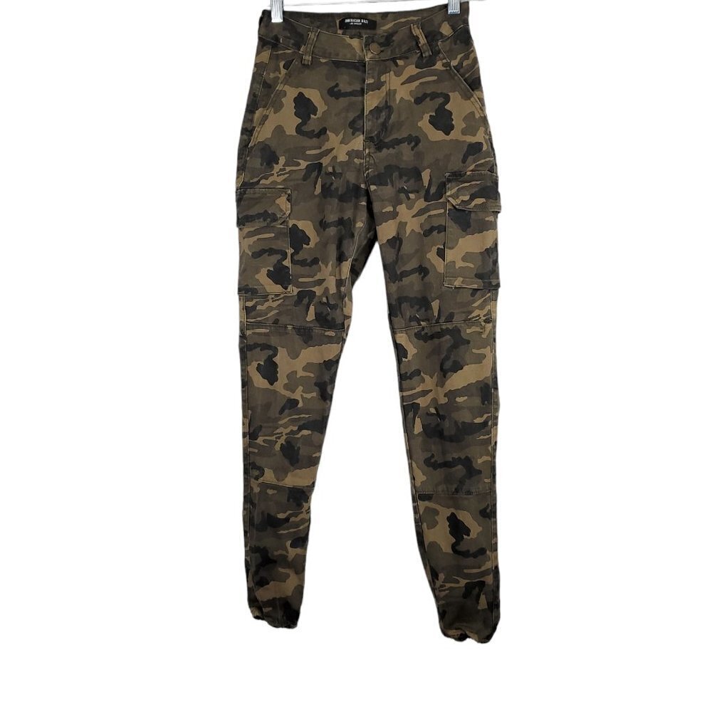 American Bazi High Waist Cargo Jogger Pants